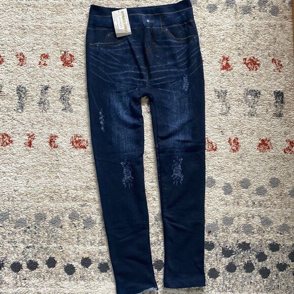 No Brand Pants - Attract Power Jeggings Denim Leggings size Small